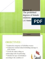 Ls4 Prohibited Degrees of Female