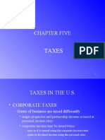 Chapter Five: Taxes