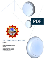 Taller de Investigacion I: Avance