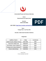 Trabajo Final - Administración de Operaciones