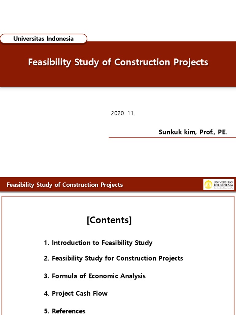 Construction Project Feasibility Study | PDF | Feasibility Study | Interest