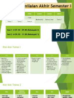 Jadwal Penilaian Akhir Semester I Dan Kisi-Kisi