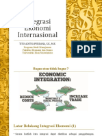 EKONOMI INTERNASIONAL Design 5 Integrasi Ekonomi Internasional