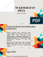 Materi Forum Kesehatan Kelurahan