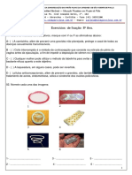 Exercícios de fixação sobre métodos contraceptivos e ISTs