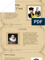 Sultan Agung Vs J.P Coen