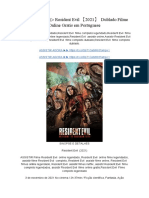 ASSISTIR HD! ▷ Resident Evil 【2021】 Dublado Filme Online Gratis em Portuguese