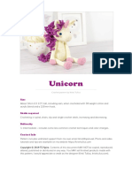 Unicorn: Crochet Pattern by Kristi Tullus