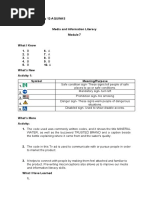 Media and Information Literacy Module 7