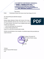 Surat Pemberitahuan PAS Ganjil TP 2021-2022