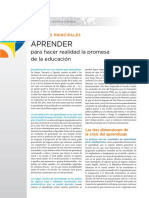 Aprender para Hacer Realidad La Promesa de La Educacion