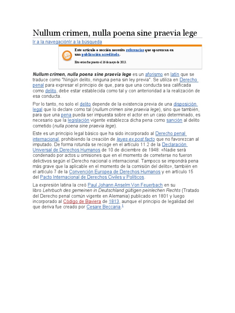 Nulla Poena Sine Lege _ Nullum Crimen Sine Lege – AOYU