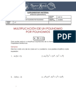 Multiplicación de Un Polinomio Por Polinomios