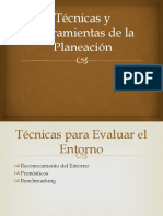 4. TECNICAS DE LA PLANEACIÓN