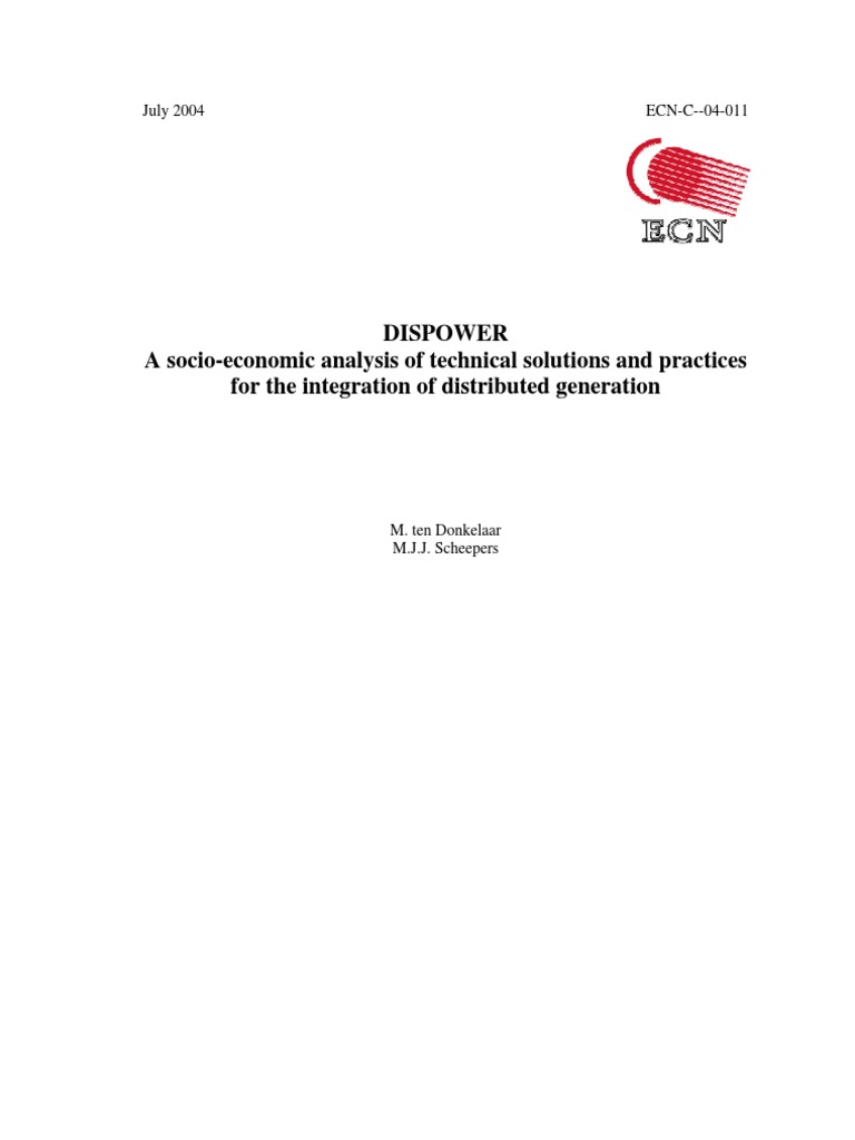 Distributed Generation | PDF