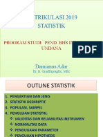 1.0. Daftar Pustaka & Outline Statistik