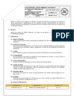 SIG-PRO-DGA04!14!00 Procedimiento de Monitoreo de Agua