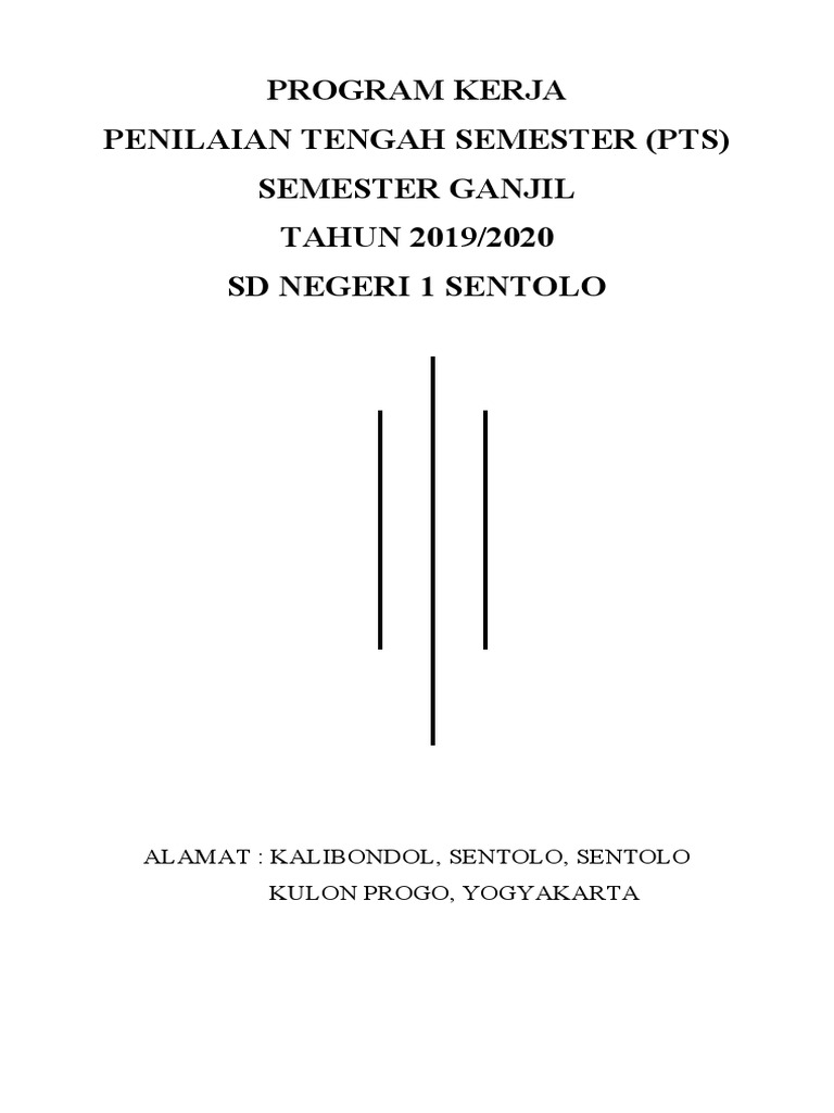 Program Kerja PTS SD N 1 Sentolo | PDF | Kesehatan Holistik