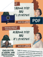 Academic & It's Text Structure