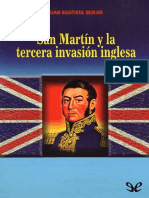 San Martin y La Tercera Invasion Inglesa