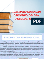 Konsep Keperilakuan Dari Psikologi Psikologi Sosial