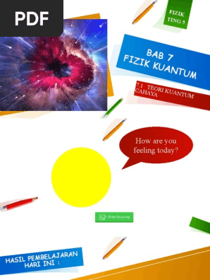 Bab 7 Kuantum Fizik 7 1 Pdf