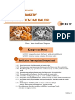 Handout Pastry Bakery Untuk Diet Rendah Kalori Kelas 12