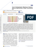 Comprehensive Training of Undergraduates Majoring in Chemical Education by Designing and Implementing A Simple Thread-Based Micro Uidic Experiment