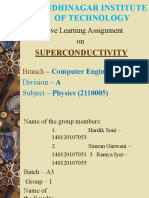 GANDHINAGAR INSTITUTE OF TECHNOLOGY Active Learning Assignment on SUPERCONDUCTIVITY