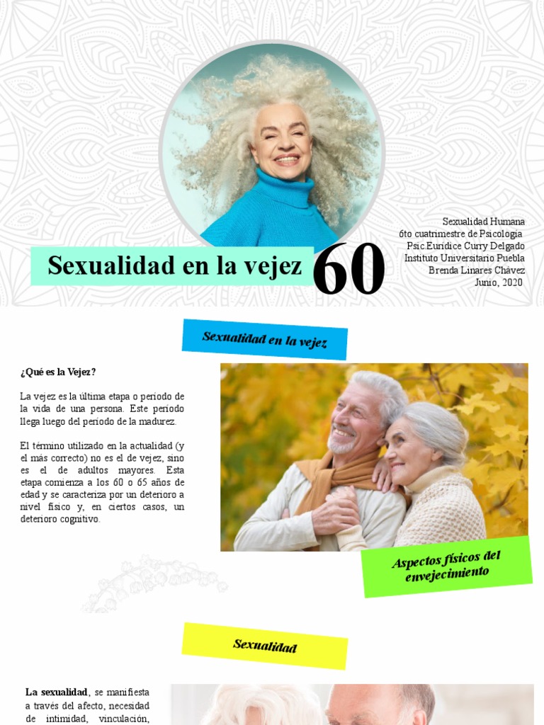 Sexualidad en La Vejez | PDF | Vejez | La sexualidad humana
