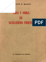 Vida y Obra de Guillermo Prieto