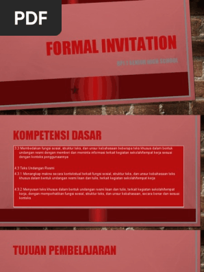 Formal Invitation Pptx