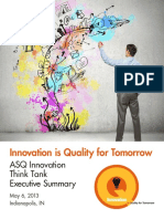 Innovation Think Tank Executive Summary