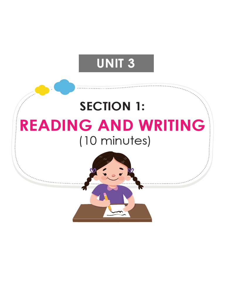 Reading and Writing Unit 3 PDF