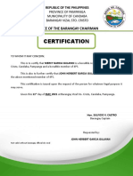 Certificate of 4PS For Students