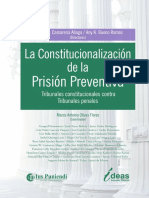 La Consticionalizacion de La Prision Preventiva.