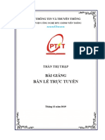 Bài giảng Bán lẻ trực tuyến - 2019