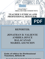 Chapter 7 The Teacher and The Community