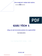 Giải Tích 1 (Vũ Gia Tề)