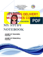 Learning Delivery Modalities Course: My Study Notebook