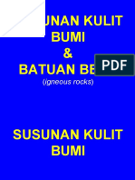 Minggu Ke 2 Susunan Kulit Bumi Dan Batuan