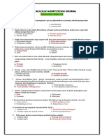 Soal Seleksi Kompetensi Bidang