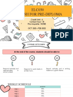 ELC030 Course Briefing