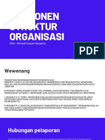 Komponen Struktur Organisasi