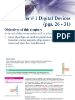 Objectives of This Chapter:: Chapter # 1 Digital Devices (Pgs. 26 - 31)