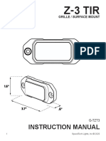 Instruction Manual: Grille / Surface Mount