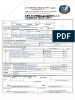 Ayuda Empire Eagles Club: Membership Application