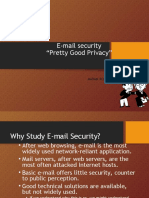 E-Mail Security "Pretty Good Privacy"