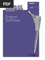 Secur-Fit Advanced: Surgical Technique