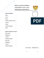 Biodata Anggota Pramuka